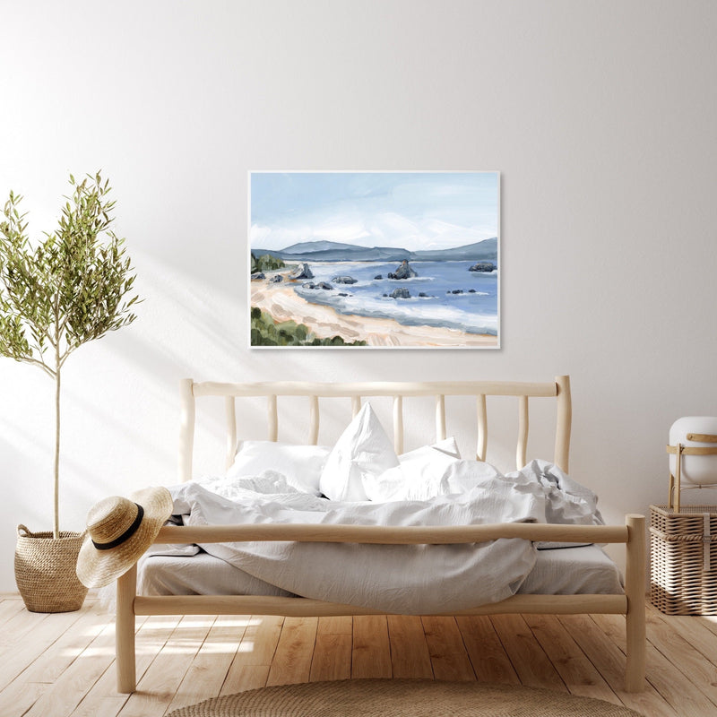 "Battle Rock Beach" Art Print