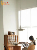 Bauhaus flying saucer pendant light black & white dining room led