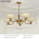 DecorBites™ Bauhaus Medieval Chandelier for Living Room, LED Hanging Lamp