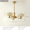 DecorBites™ Bauhaus Medieval Chandelier for Living Room, LED Hanging Lamp