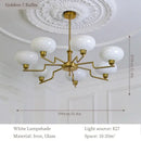 DecorBites™ Bauhaus Medieval Chandelier for Living Room, LED Hanging Lamp