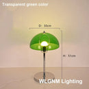 DecorBites™ Bauhaus Mushroom Table Lamp, Modern Acrylic LED Night Light