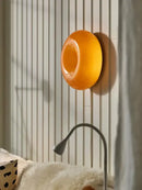 Bauhaus orange decorbites donut wall lamp bedroom atmosphere light