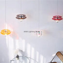 Bauhaus ph ufo orange & green pendant acrylic chandelier dining room