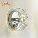 DecorBites™ Bauhaus Wavy Glass Wall Lamp LED G9 Home Decor Living Room Bedroom Bar
