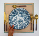Bombay Blue Dinner Plate - Set of 4 (+1 Bonus Plate)