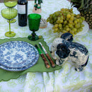 Bombay Blue Dinner Plate - Set of 4 (+1 Bonus Plate)