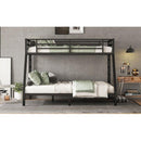 Metal Twin XL over Queen Bunk Bed for Teens and Adults,Space-Saving/Noise Reduced/No Box Spring Needed