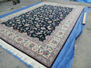 10' X 14' Vintage Handmade India Wool Hand Knotted Carpet Rug Organic Dyes Nice
