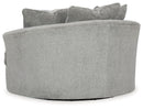 Casselbury - Oversized Swivel Accent Chair - Cement
