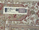 Turkish Silk Hunting Scene Rug 4x6, Ivory, Bamboo Silk, New