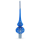 Silver Web on Blue Glass Tree Topper