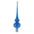 Silver Web on Blue Glass Tree Topper