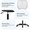 Dark Gray Ergonomic Adjustable Desk Chair Lumbar Support