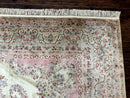 Karastan Rug 8.8 x 12, Pastel Ivory Kirman Rug
