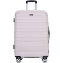 3 Piece Luggage Sets PC Lightweight & Durable Expandable Suitcase with Two Hooks, Double Spinner Wheels, TSA Lock, (21/25/29) Sand