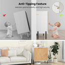 Buffet Cabinet With Storage White Natural 2 Door Modern