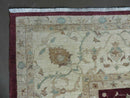 10' X 14' Vintage Handmade PESHAVAR CHOBI Pakistani Agra Wool Carpet Nice