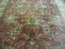 6' X 9' Vintage Handmade Indian Floral Oriental Wool Rug Veg Dyes Nice