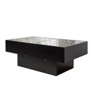 Coffee Table with Sliding Tabletop, Center Table with Hidden Storage Compartment, Extendable Table  for Living Room