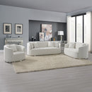 Odette - Loveseat With 2 Pillows - Beige Chenille
