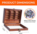 Anxiety Bookshelf Miniature Library Display Cabinet Books