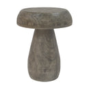 MGO Mushroom Side Table,Wood-like texture, Natural Color