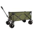 Utility Park Garden Cart Tool Customized Color Folding Camping Trolley Outdoor Picnic Beach Wagon, Green