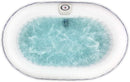 Black And White Inflatable Hot Tub 145 Gallon Jetted
