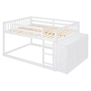 Bunk Bed With 4 Drawers And 3 Shelves