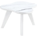 Modern minimalist wood color table top. Solid wood legs, cloud shape to give you a new experience, computer desk. The game table. Suitable for dining and living rooms.