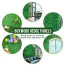 12pieces of 20 inch x 20 inch lawn wall panels, artificial lawn wall panels, green background decoration, boxwood fence wall panels, party, wedding, indoor, backyard, Christmas decoration, 33sq.FT