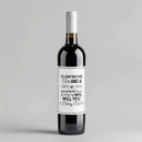 Be My Mrs Wine Label