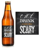 Be Scary Beer Label