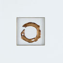 Dallbourne - Wall Art Set (Set of 4) - White / Gold Finish