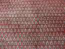 7' X 9' Vintage India Oriental Paisley Handmade Wool Rug Red Vegetable Dyes