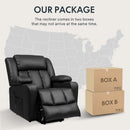 XL31 Power Lift Recliner For Elderly Black Massage