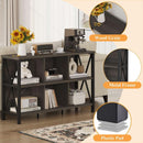 6 Cube Storage Organizer Bookcase Walnut Brown Living Room