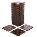 76-Pack 11.42'x11.42' Plastic Interlocking Deck Tiles - 68.80 Sq.Ft Outdoor Plastic Flooring  Super Durable & Waterproof  All-Weather Indoor/Outdoor Use  Eco-Friendly Non-Toxic Material
