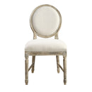 Upholstered Dining Chairs (Set of 2) - Brown