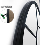 Wall Mirror Black Arched Farmhouse 41.3 x 24 x 1 Inches