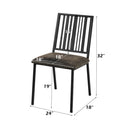Zudora - Side Chair (Set of 2) - Synthetic Leather & Black