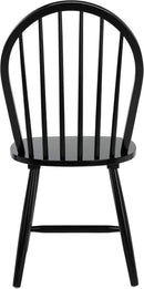 Home Camden 18 Inch Black Farmhouse Dining Chairs Set Of 2