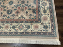 Palace Size Wool Rug 10x18, Sino Persian Kerman Rug, Oversized Hand Knotted Carpet, Light Taupe, Allover Pattern