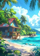 Beach Canvas Wall Art Large