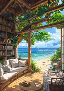 Beach Canvas Wall Art Large
