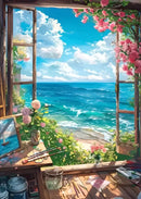 Beach Canvas Wall Art Large