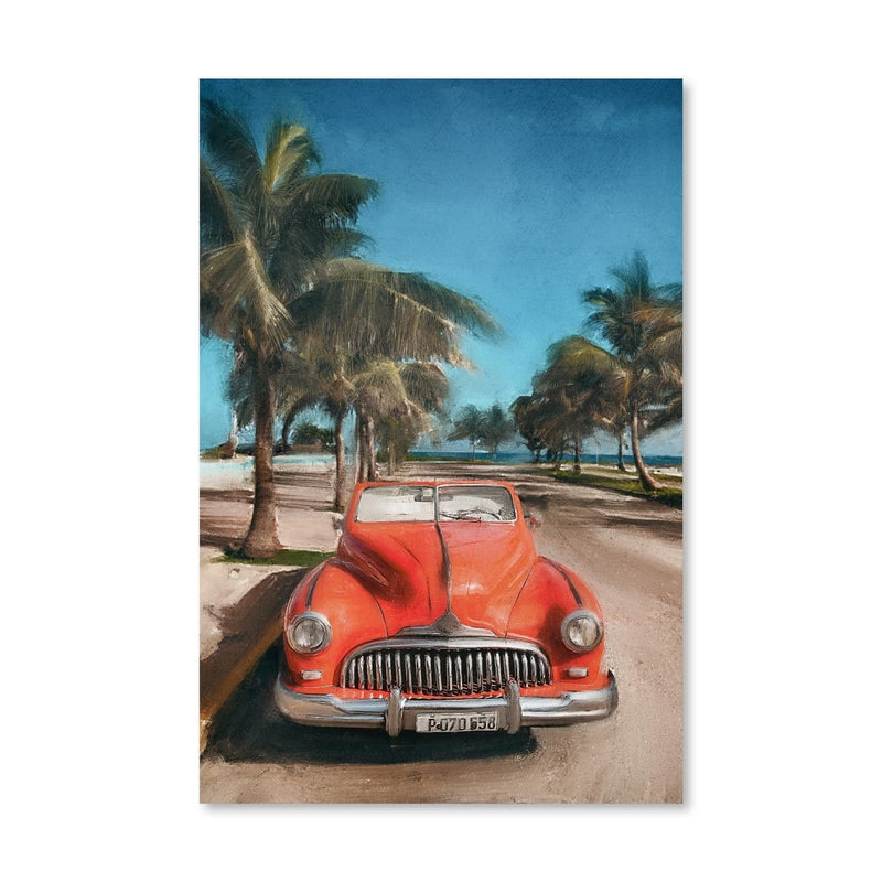 Beach Drives Canvas