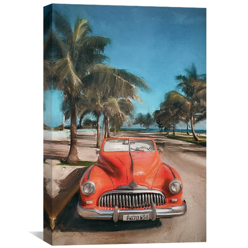 Beach Drives Canvas