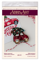 Bead Embroidery Decoration Kit  - Christmas car AD-211